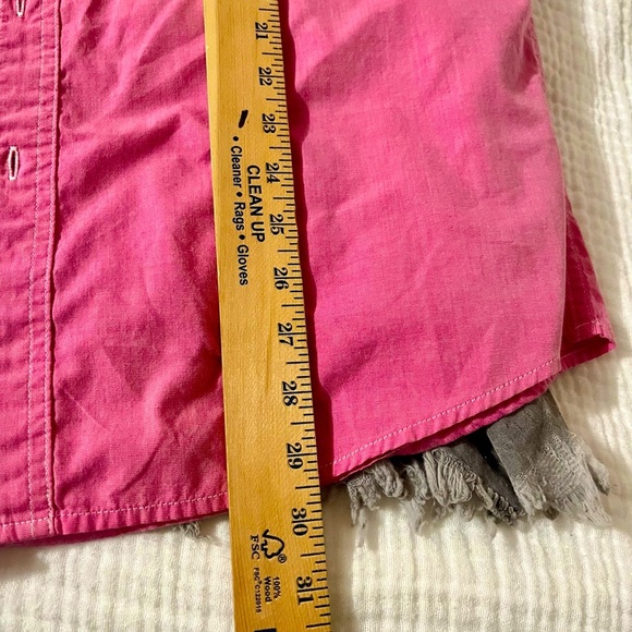 Ralph Lauren Chaps Men's Pink Short Sleeve Shirt - Medium - Picture 4 of 5